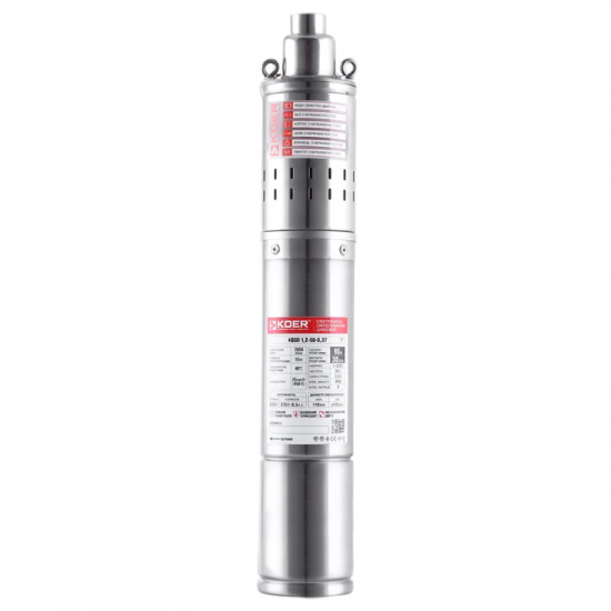 Насос свердловин. шнековий Koer 4QGD 1.2-50-0.37 (KP2647)