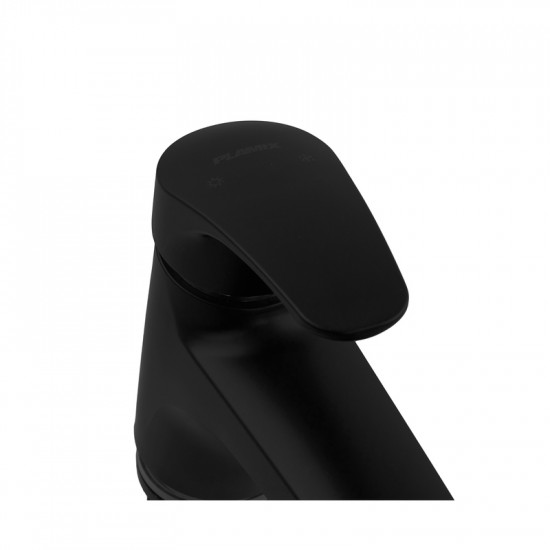 Смеситель для раковины Plamix Fidel-001 SET Matte black (с подводкой) (PM0660)