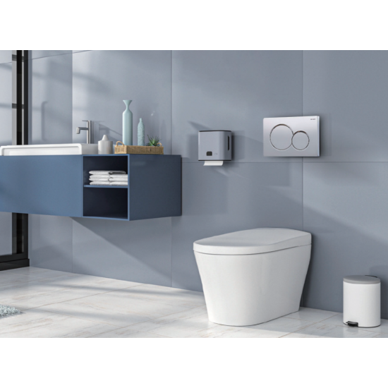 Панель змиву KOER KT-0601-14 пластикова, кнопка кругла (KR5177)