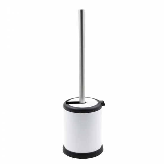 Йоржик для унітазу підлоговий Mixxus Topper-TB0201 White колір білий (MI7094)