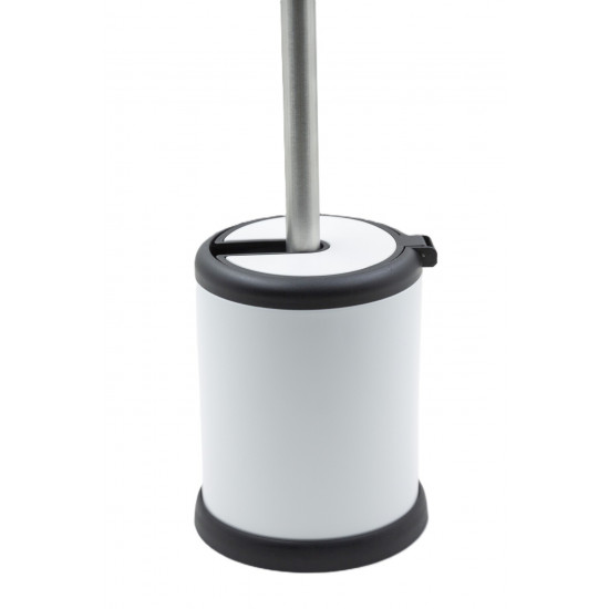 Йоржик для унітазу підлоговий Mixxus Topper-TB0201 White колір білий (MI7094)