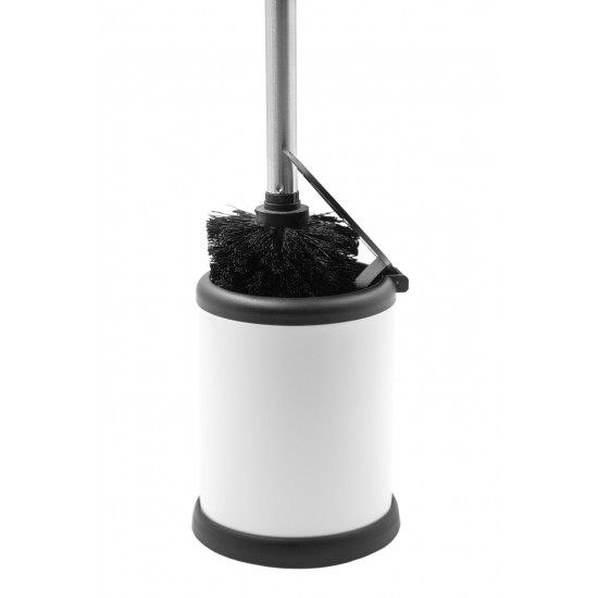 Йоржик для унітазу підлоговий Mixxus Topper-TB0201 White колір білий (MI7094)