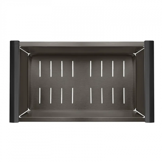 Сушарка для посуду Mixxus BAS-03 NANO-BLACK 420мм з нерж. сталі (колір графіт) (MX1950)