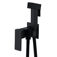 Смеситель для гигиенического душа Zerix KUB-333 Black из нержавеющей стали SUS304 (ZX4859)