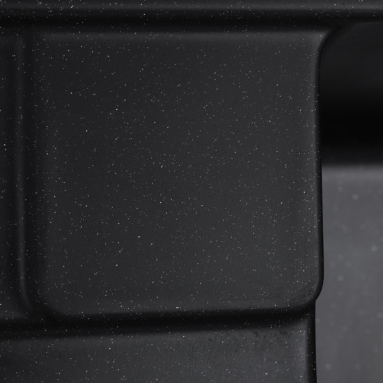 Мийка кухонна Zerix ZS-6550S-14 Чорний металік (ZX4546)