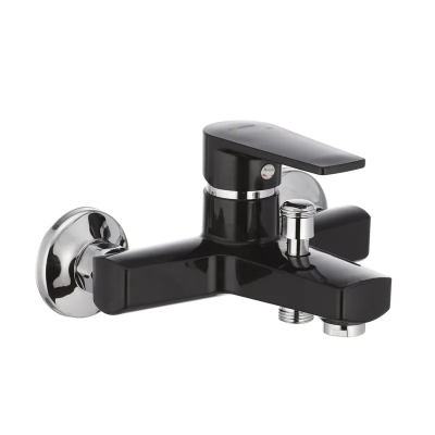 Смеситель для ванной Plamix Oscar-009 черный (без шланга и лейки) (PM0027)