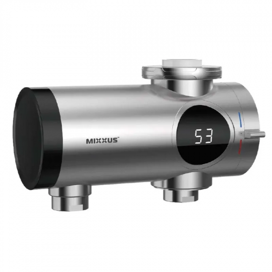 Водонагрівач проточний MIXXUS Electra 770-E CHROME 3,3 kW з кріпленням на вилив (MI6511)