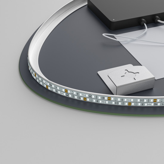 Зеркало Mixxus Premium DIVERSE MA01-90x60-REVERSE (LED Touch, Anti-fog, диммер (3-6,5kK)) (MP6633)