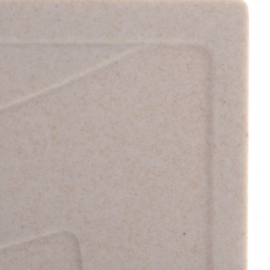 Мийка кухонна Haiba HB8104-G319 sand 780x500x200 (HB0989)