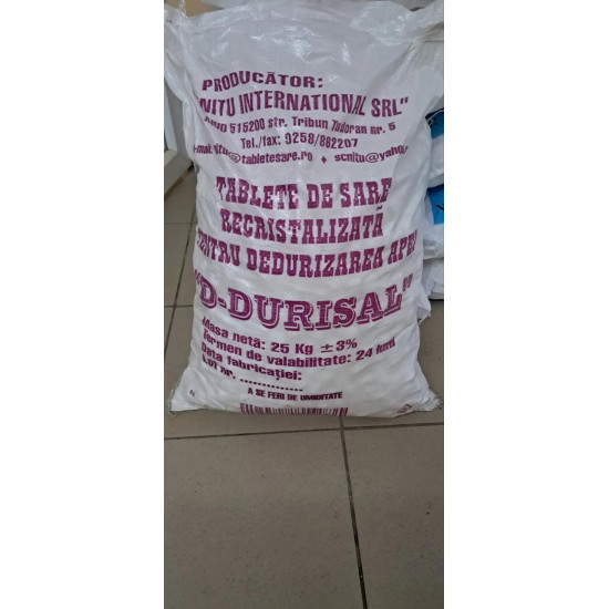 Таблетована сіль D-Durisal, Румунія, поварена, висока якість