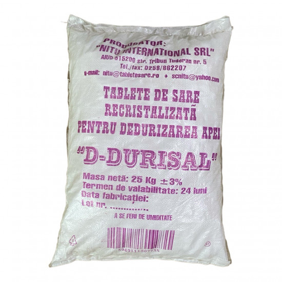 Таблетована сіль D-Durisal, Румунія, поварена, висока якість