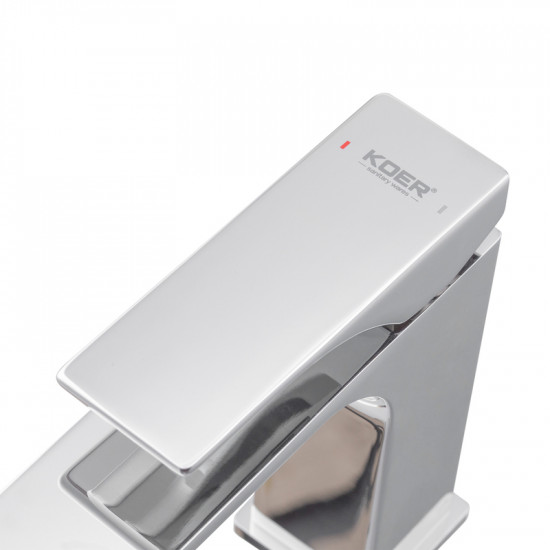 Змішувач для умивальника Koer KB-10010-01 (Колір хром) (KR3478)