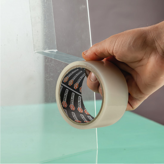 Клейка стрічка Polax захисна для ремонту тріщин та сколів 45 мм х 10 м (101-150)