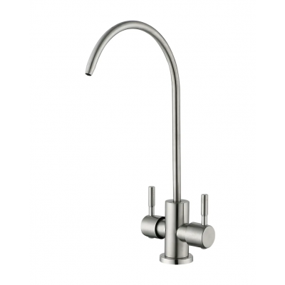 Кран для питної води Mixxus MONO-08.SUS Filter "подвійний" з нерж. сталі (MI6563)