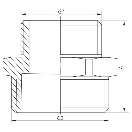 Ниппель редукционный 3/4 "x1-1 / 2" KOER KF.N0816 (KF0043)