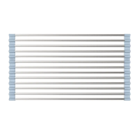 Килимок-сушарка для посуду Mixxus RAC-01.SUS GRAY на мийку з н.ст. SUS304 (кол. сірий) (MX1946)