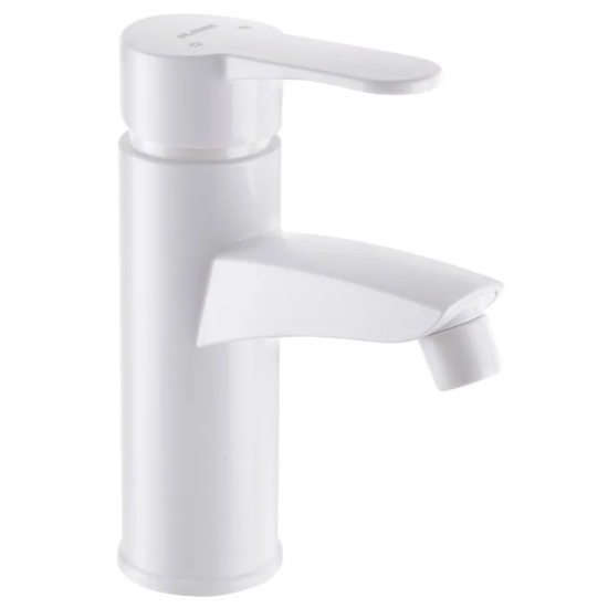 Смеситель для раковины Plamix Sergio-001 (W) Белый (без подводки) (PM0602)