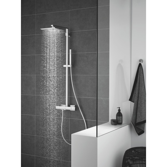 Душова система з термостатом для душа Grohe Euphoria Cube System (26087000) Душова система з термостатом для душа Grohe Euphoria Cube System (26087000)