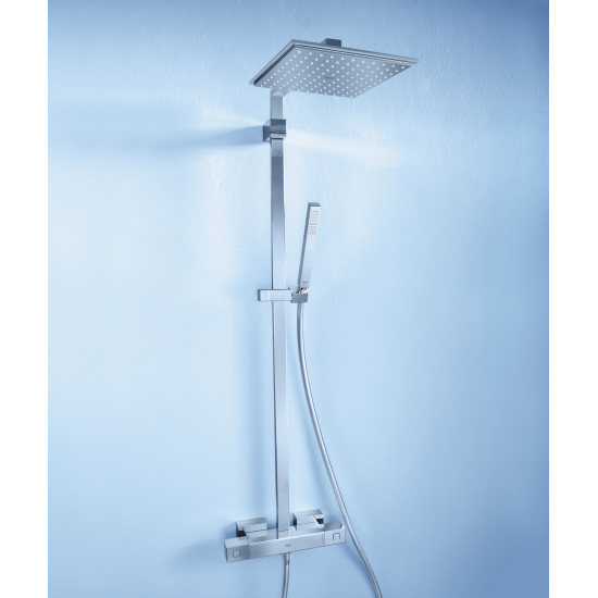 Душова система з термостатом для душа Grohe Euphoria Cube System (26087000) Душова система з термостатом для душа Grohe Euphoria Cube System (26087000)