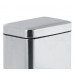 Відро для сміття з плавним закриттям прямокутне Zerix Sansa-TC0105 SS Color 5л колір нержавійка (ZX