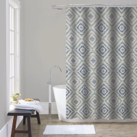 Штора для ванной из полиэстера Zerix SCT-011-180x180 (Узор 