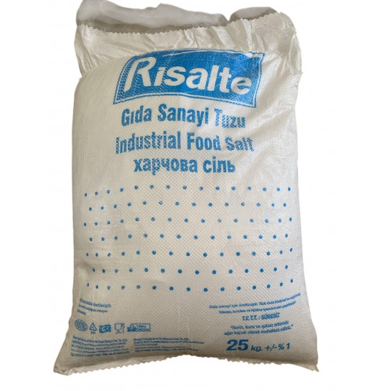 Сіль харчова (помел B02), Risalte, Турція, 25 кг (10009)