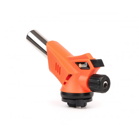 Газовий пальник з металевим соплом, п\'єзопідпалом та кутом нахилу 360° Polax 1,1 kW, 1300 °C (32-031)