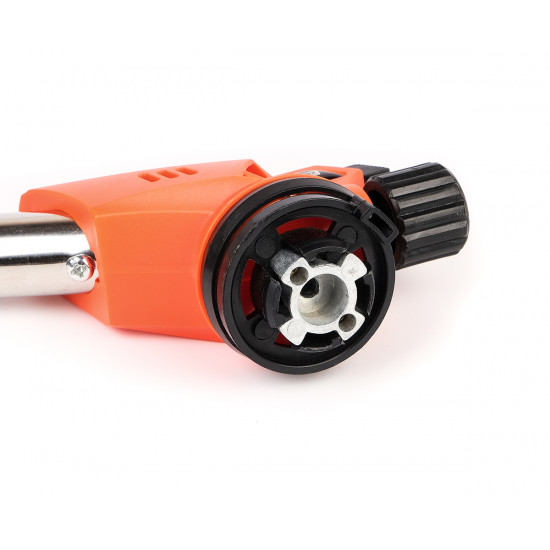 Газовий пальник з металевим соплом, п\'єзопідпалом та кутом нахилу 360° Polax 1,1 kW, 1300 °C (32-031)