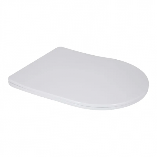 Сидіння-кришка для унітазу Mixxus SEAT COVER BEVEL-2006 460х360х40mm, з мікроліфтом (MI6733)