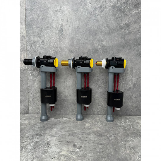 Арматура наповнювальна Koer KT-0107-3/8" з боковим підведенням та латунним різьбленням 3/8" (KR5832