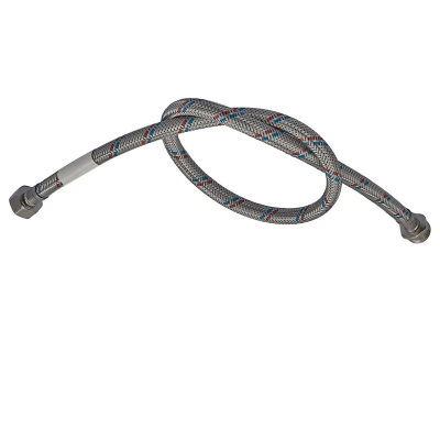 Гибкий шланг для подключения воды гайка 1/2'' - Муфта 1/2'' (80 см) Zerix (ZX1564)