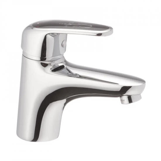 Смеситель для умывальника Haiba Magic 001 с черной ручкой (HB0661)