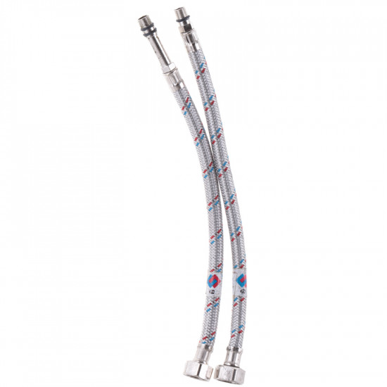 Смеситель для кухни Plamix Mario-017 White (с подводкой) (PM0608)