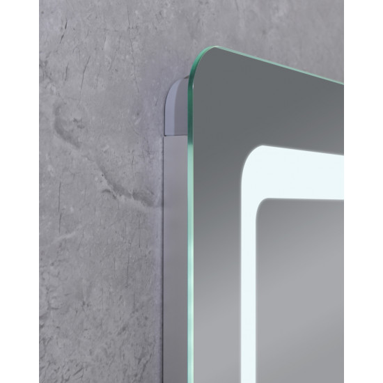 Зеркало Mixxus TWEE MR09-50x80-REVERSE с LED Touch, Anti-fog, диммером, регулировкой яркости (MI