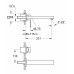 Смеситель для раковины скрытого монтажа Grohe Eurocube (23447000)
