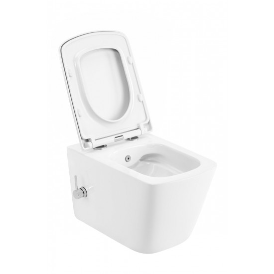 Унітаз-біде підвісний Mixxus Premium QUADRO-1301-R 510x350x345mm система змиву RIMLESS (MP6658)