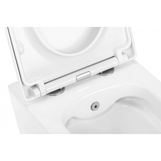 Унітаз-біде підвісний Mixxus Premium QUADRO-1301-R 510x350x345mm система змиву RIMLESS (MP6658)