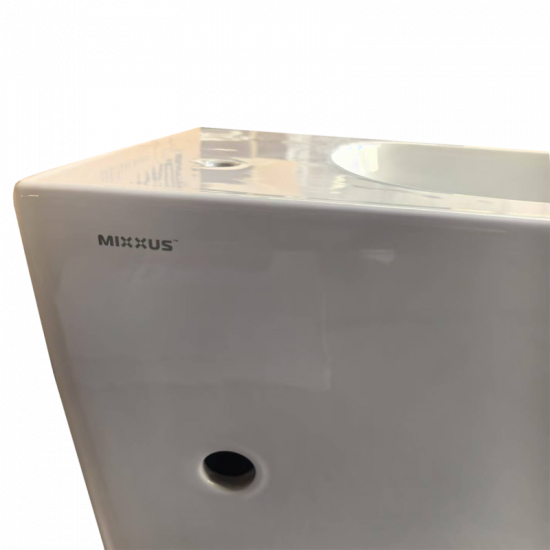 Унітаз-біде підвісний Mixxus Premium QUADRO-1301-R 510x350x345mm система змиву RIMLESS (MP6658)