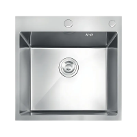 Мойка из нержавеющей стали MIXXUS MH5050 DECOR NANO-SILVER (3.0/0.8) цвет нержавейка (MI7040)