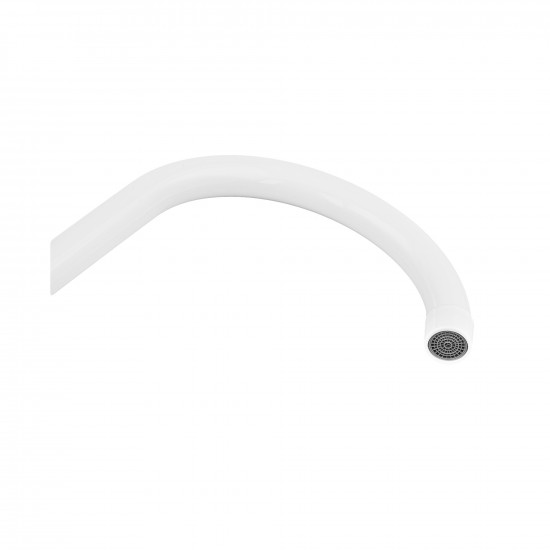 Змішувач для кухні Plamix Kubus-011 SET White (з підведенням) (PM0674)