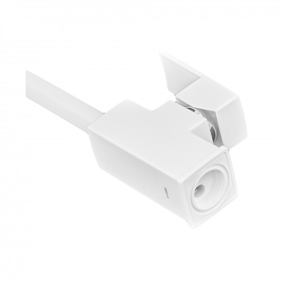 Змішувач для кухні Plamix Kubus-011 SET White (з підведенням) (PM0674)