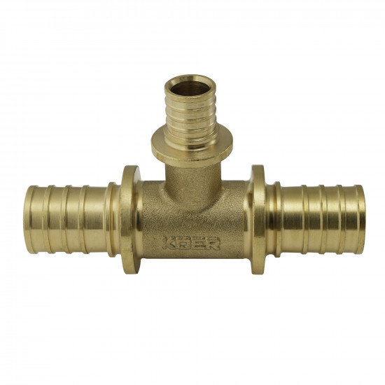 Трійник перехідний Koer KA.T25-16-25 - 25(3.5mm) x 16(2.2mm) x 25(3.5mm) (KR4890)