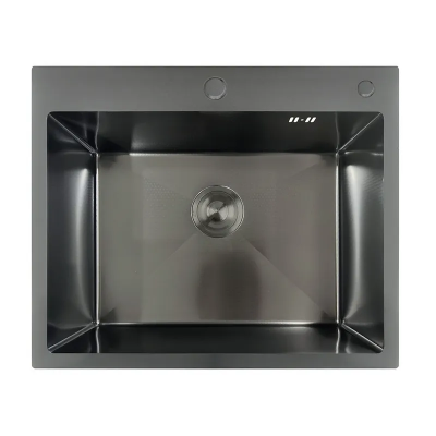 Мойка Mixxus MH6050 Decor Nano-Black из нерж. стали (цвет графит) (MX1934)