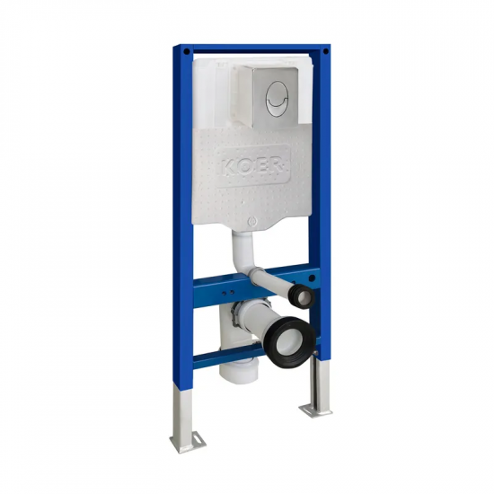 Інсталяція для підвісного унітазу Koer KT-0503-01 500x126x1150mm з панеллю змиву KT-0606-01 Хром (K