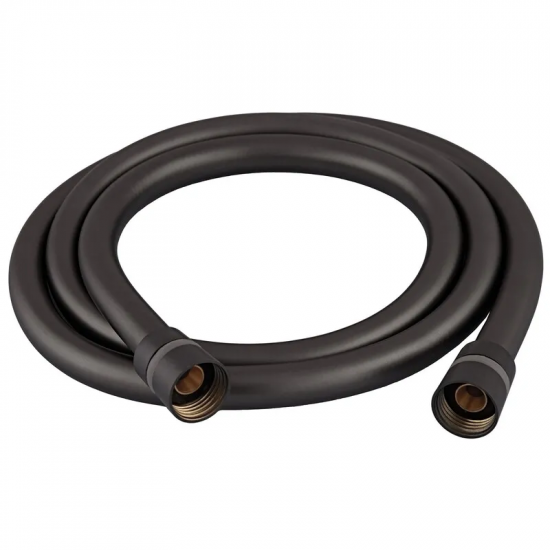 Шланг для душу Zerix Graphite.F03 150 см силіконовий  (колір графіт) (ZX5568)