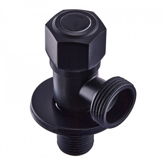Кран для підключення сантехприладів Mixxus VAL-07-1/2x3/4 Black (MI6059)