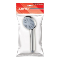 Лейка для душа Zerix SH-01 SS (Цвет нержавеющая сталь) (ZX4790)