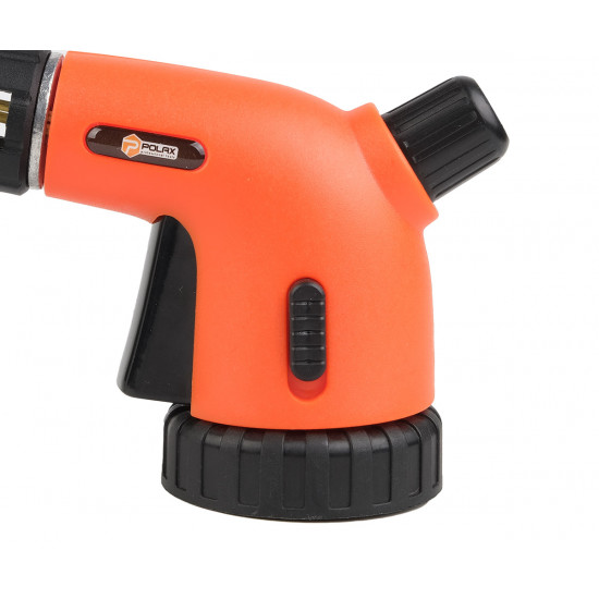 Газовий пальник з керамічним покриттям сопла, п\'єзопідпалом та регулювання полум\'я Polax 1,45 kW, 1300 °C, 360° (32-037) Газовий пальник з керамічним покриттям сопла, п\'єзопідпалом та регулювання полум\'я Polax 1,45 kW, 1300 °C, 360° (32-037)