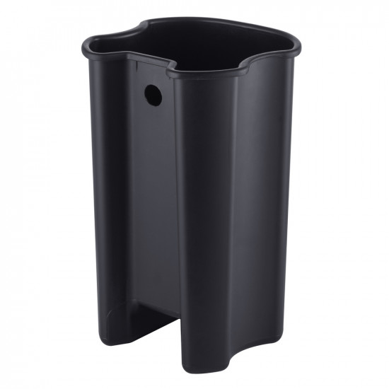 Відро для сміття з плавним закриттям овальне Mixxus Premium Olivary-TC0105 Graphite 5 л колір графі