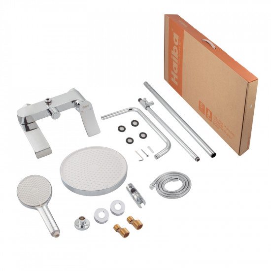 Душова колона Haiba Bolero 009-J зі змішувачем, душовою лійкою і подовжувачем в комплекті (HB9579)